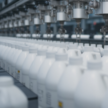 Cosmetic product filling and packaging at Bian Labs